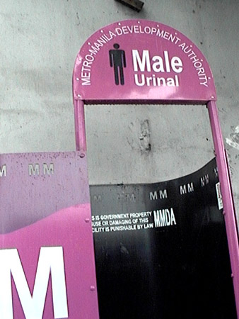 Kuwentong Kalye | Pink Urinals alongthe road