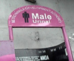 Pink Urinal